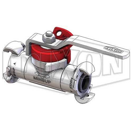 Dixon 08/062/110/00LO 1" Ball Valve  Minsup Lockout A-Type1