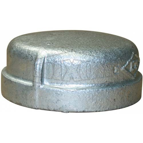 Dixon 1" (25mm) Cap BSP Screwed Galvanised Malleable Iron
