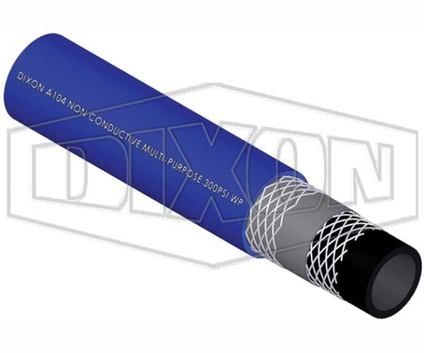 Dixon 10mm x 20m Rubber Multi-Purpose Non-Conductive Hose Blue A104010BL020