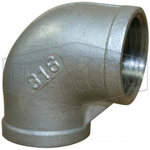 Dixon 1/2" ( 15mm) 90° Screwed Elbow BSP 316 Stainless Steel