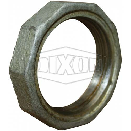 Dixon 1/2" (15mm) Backnut BSP Screwed Galvanised Malleable Iron