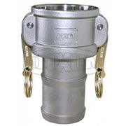 Dixon 15mm Aluminium Die Cast BSP Cam & Groove Type C Coupler x Hose Shank - Pack of 31