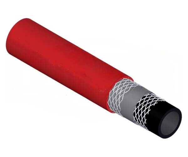 Dixon 16mm x 100m Rubber Multi-Purpose Non-Conductive Hose Red A104016100