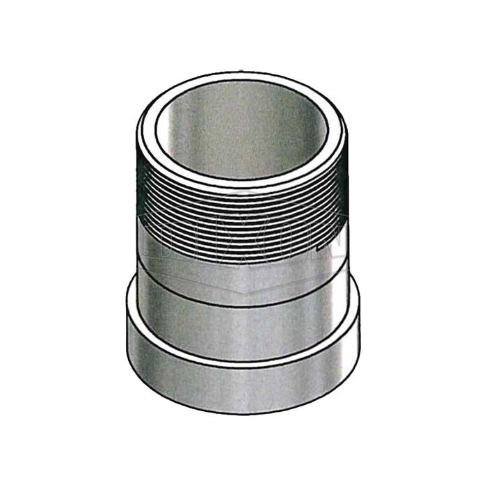 Dixon 2" (50mm) Shouldered Screwed Adaptor Short Series Gal Mild Steel