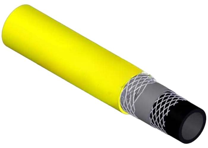 Dixon 20mm x 100m Rubber Contractors Yellow Air Hose A102020100