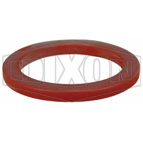 Dixon 25mm Cam & Groove Gasket PTFE Encapsulated Silicone Translucent/Red