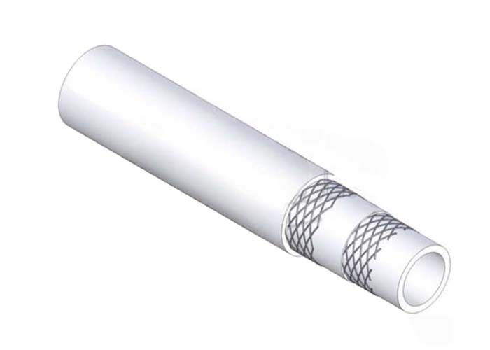 Dixon 25mm x 10m Rubber Hot Water Washdown Hose White - A2250251