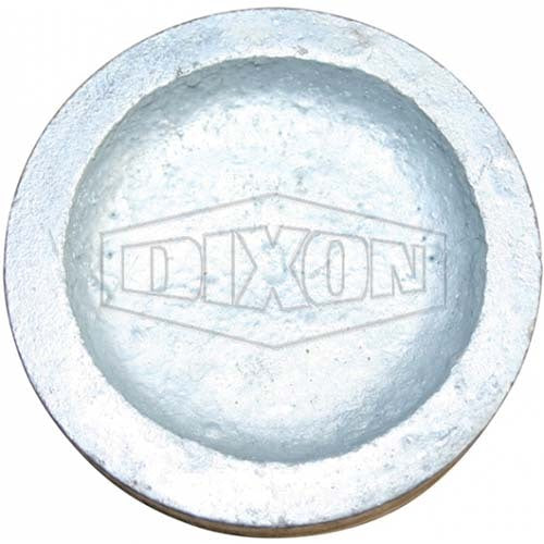 Dixon 3" (80mm) Roll Grooved End Cap - Galvanised FWG-60-88