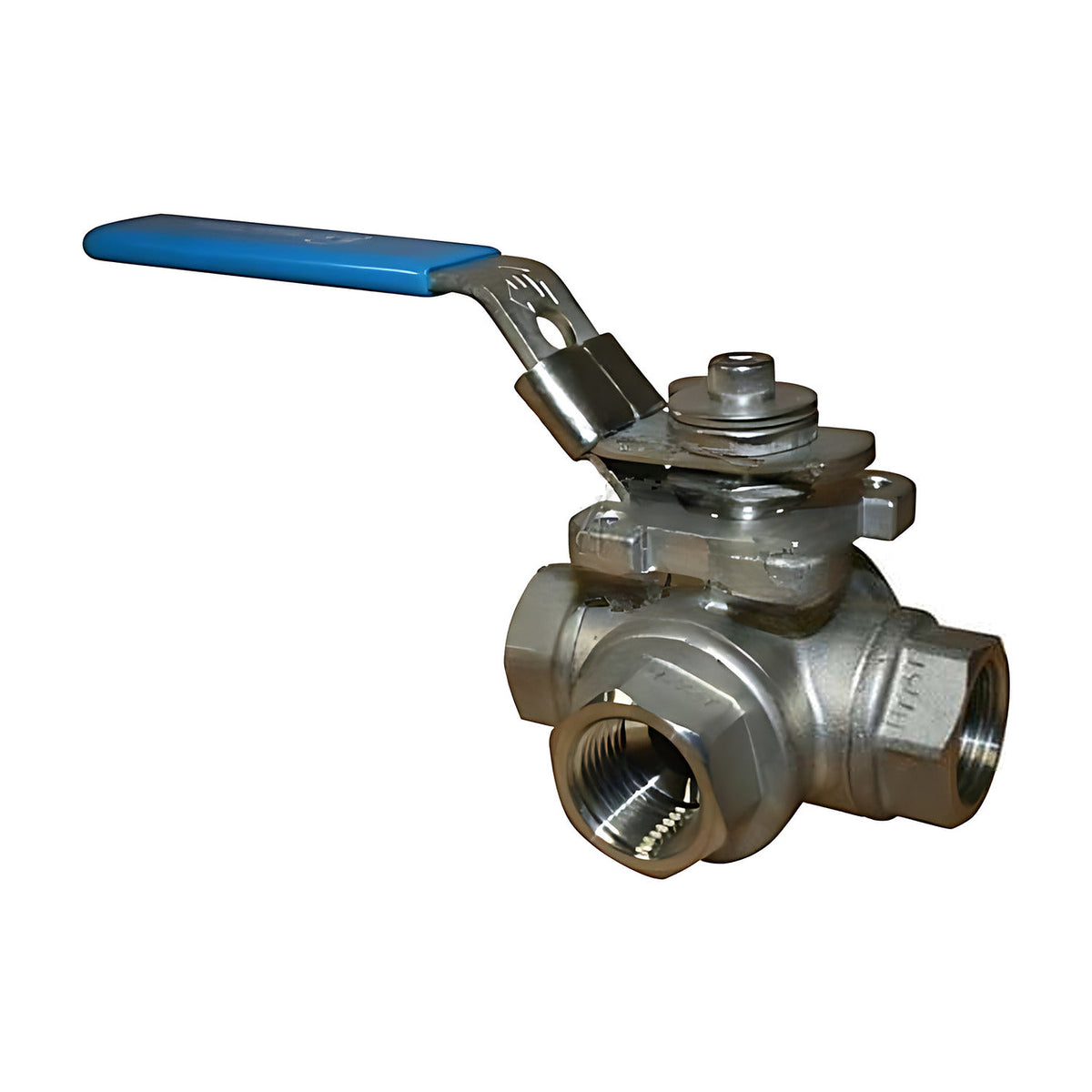 Dixon 316 Stainless Steel Ball Valve 3-Way L Port Female Thread BSP, 1/2" to 2"