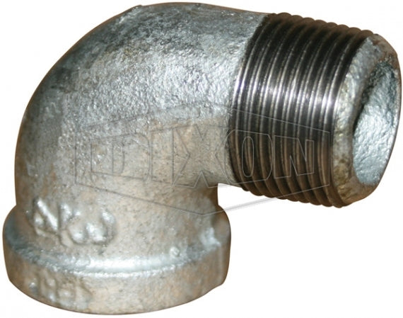 Dixon 3/4" (20mm) 90° Street Screwed Elbow M/F Galvanised Malleable Iron