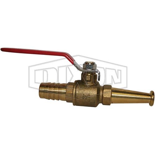Dixon 3/4" (20mm) Brass Ball Valve Lever Operated Nozzle1