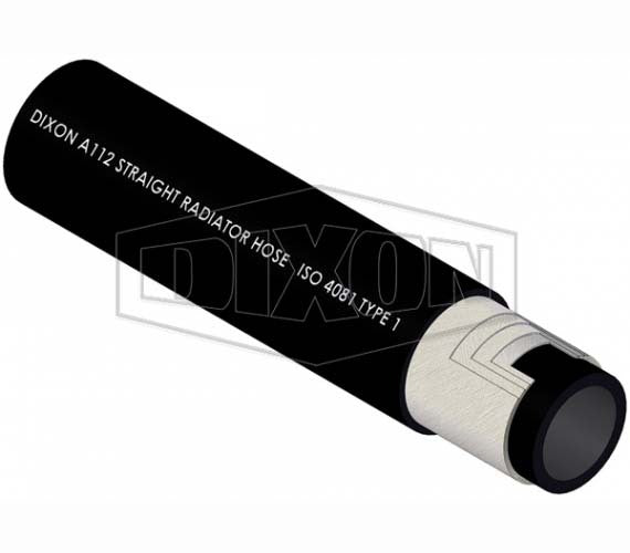 Dixon 35mm x 0.914m Rubber Straight Radiator Hose Black A11235