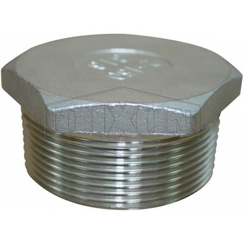 Dixon 4" Hex Plug BSP Screwed 316 Stainless Steel