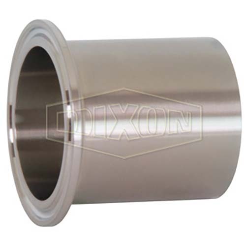 Dixon 4" Weld Ferrule Automatic 316 Stainless PM Finish TL14AM7-400PM