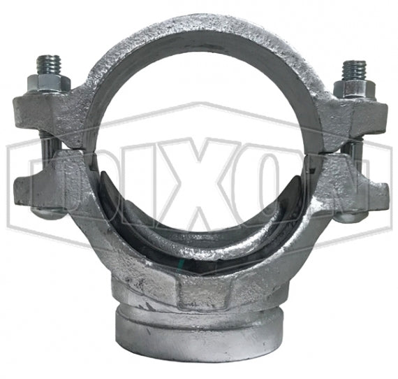 Dixon 4 x 3" (100 x 80mm) Roll Grooved Mechanical Tee Galvanised