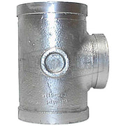 Dixon 4" x 4" x 3" Grooved Hydrant Stack Tee Ductile Iron Galvanised1