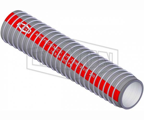 Dixon 50mm x 40m Composite Chemical Medium Duty Suction & Delivery Hose Grey CODE952050040