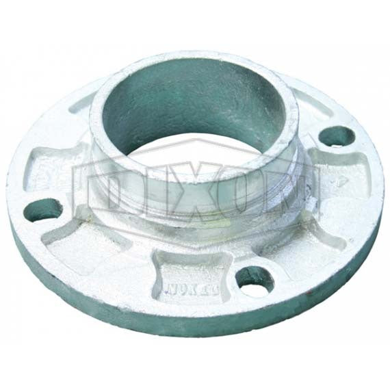 Dixon 6" (150mm) Roll Grooved Flange Adaptor Table E - Galvanised