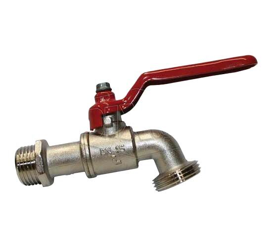 Dixon Ball Bibcock BSP Nickel Plated Brass - AIMS Industrial Supplies