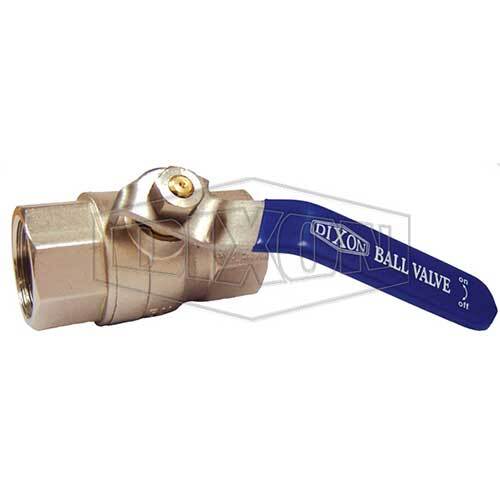 Dixon BBVSTD025SS 1" BSP Ball Valve General Purpose Nickel Plated Brass