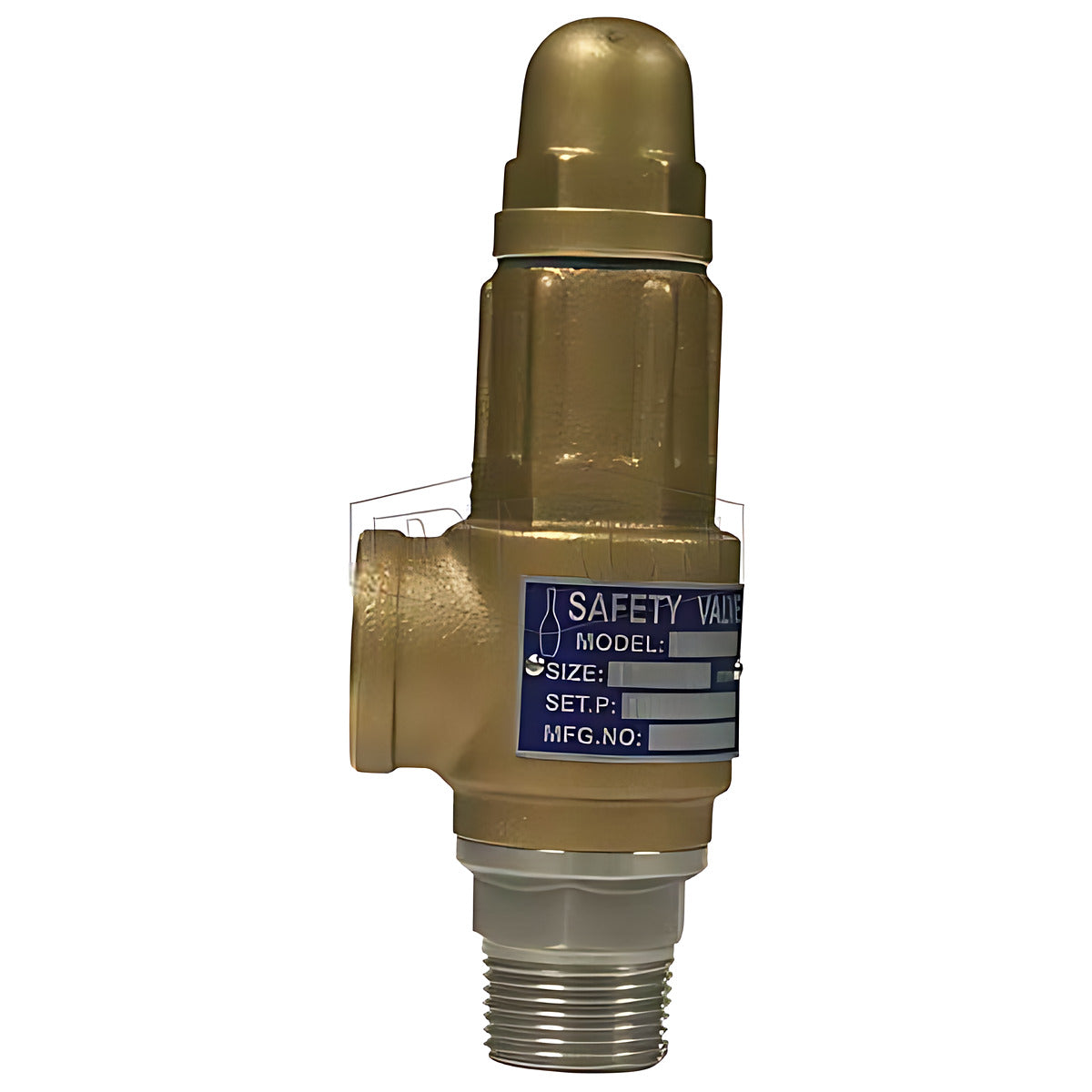 Dixon Bronze Relief Valve With Side Outlet Male, 15 mm to 50 mm