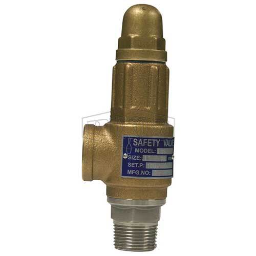 Dixon Bronze Relief Valve With Side Outlet Male - AIMS Industrial Supplies
