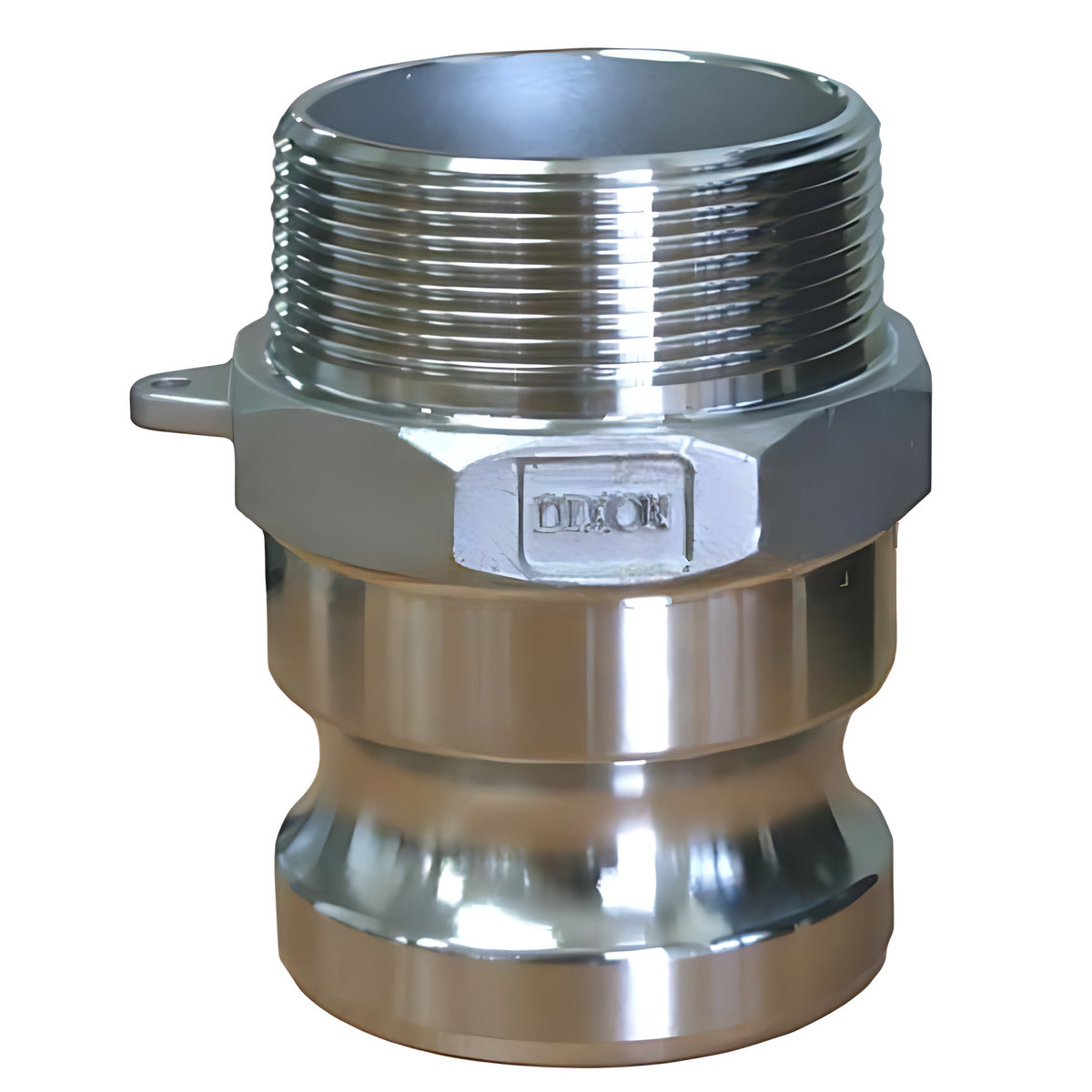 Dixon Cam & Groove Type F Adaptor x Male BSP Stainless, 15 mm to 150 mm