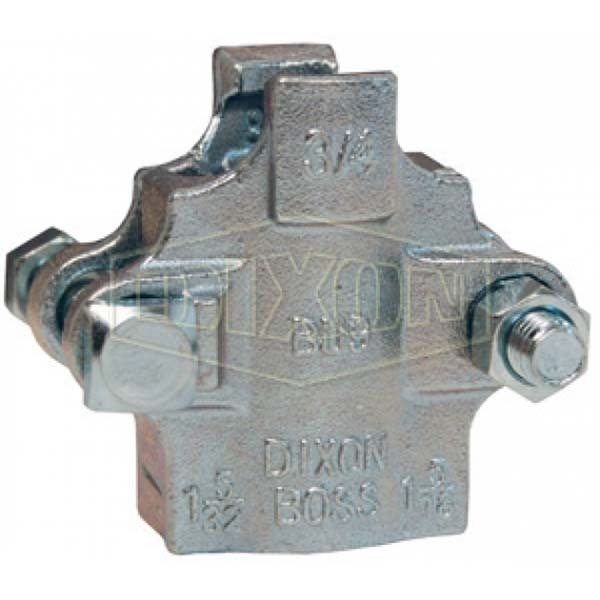 Dixon Clamp 2 Bolt Type, 2 Gripping Fingers Zinc Plated Iron - AIMS Industrial Supplies
