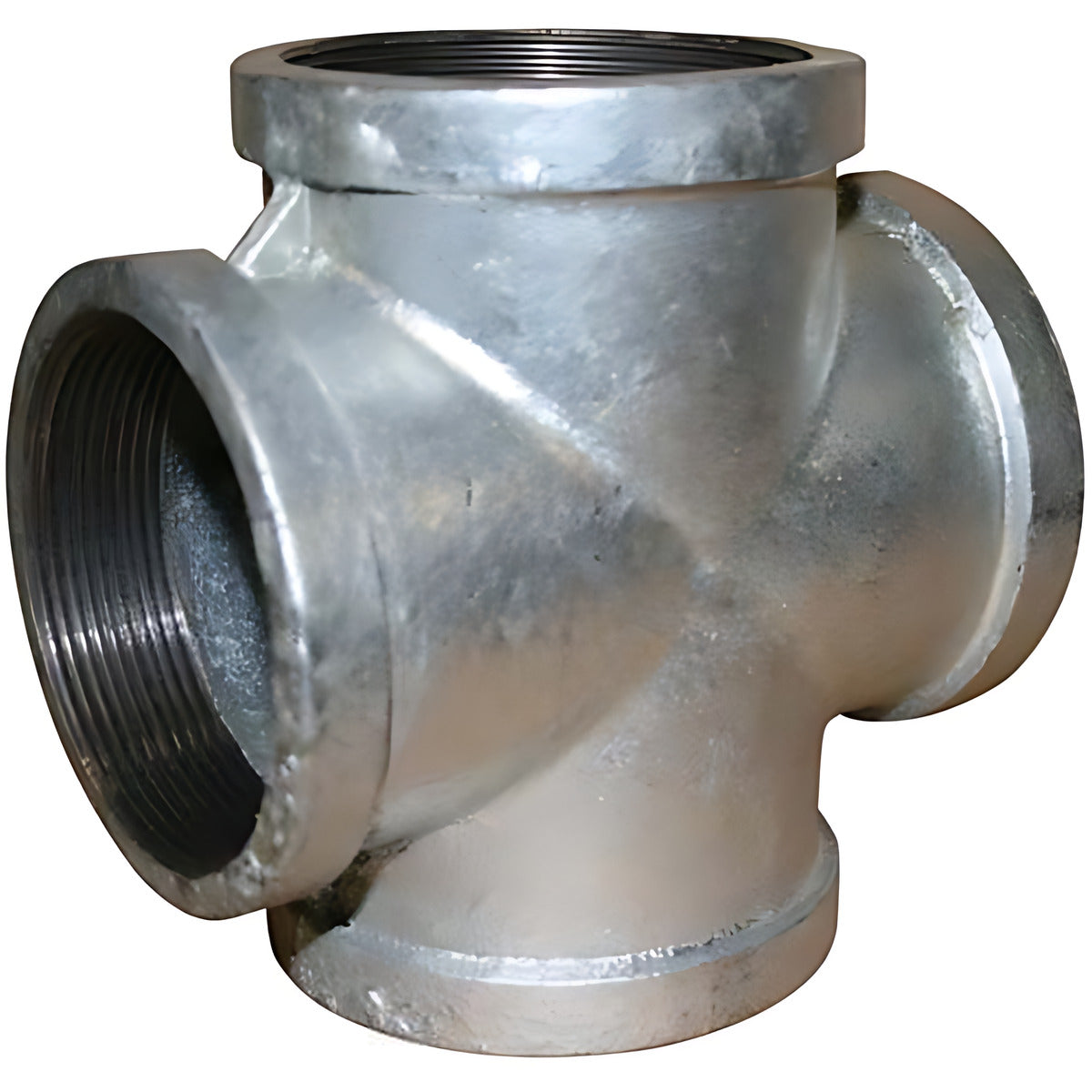 Dixon Cross BSP Screwed Galvanised Malleable Iron, 1/2" to 4"