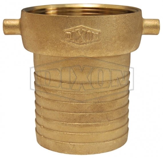Dixon King Short Shank Nut & Tail Female Coupling BSPP - Brass - AIMS Industrial Supplies