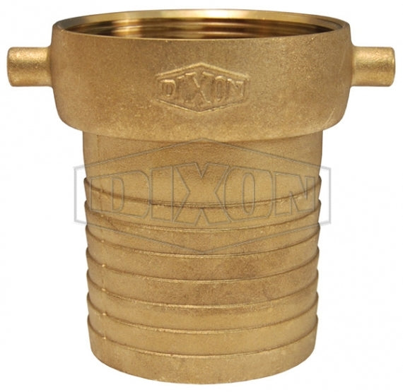Dixon King Short Shank Nut & Tail Female Coupling BSPP - Brass1