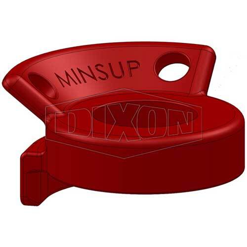 Dixon Minsup Econovalve Ball Valve Lockout Device - AIMS Industrial Supplies