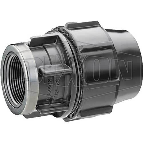 Dixon PCF-AF-63-50 63mm Mine Adaptor BSP Polypropylene Female Inlet - AIMS Industrial Supplies