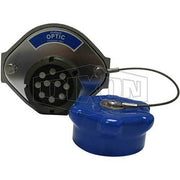 Dixon Replacement Face Plate Assembly Aluminum Nose Cone, Blue Optic Cap - AIMS Industrial Supplies