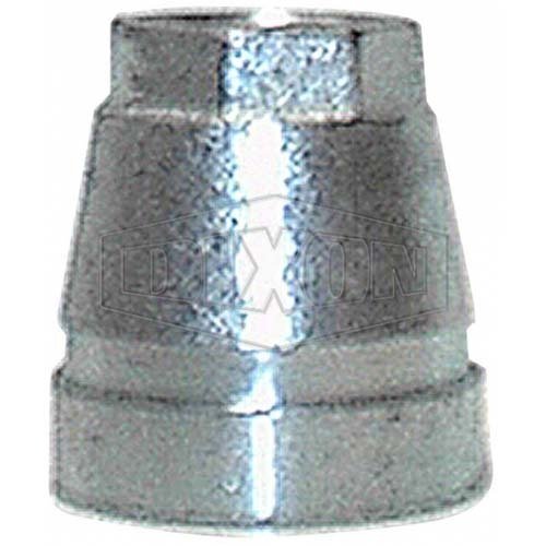 Dixon Roll Grooved x Female BSP Concentric Reducer Galvanised - AIMS Industrial Supplies