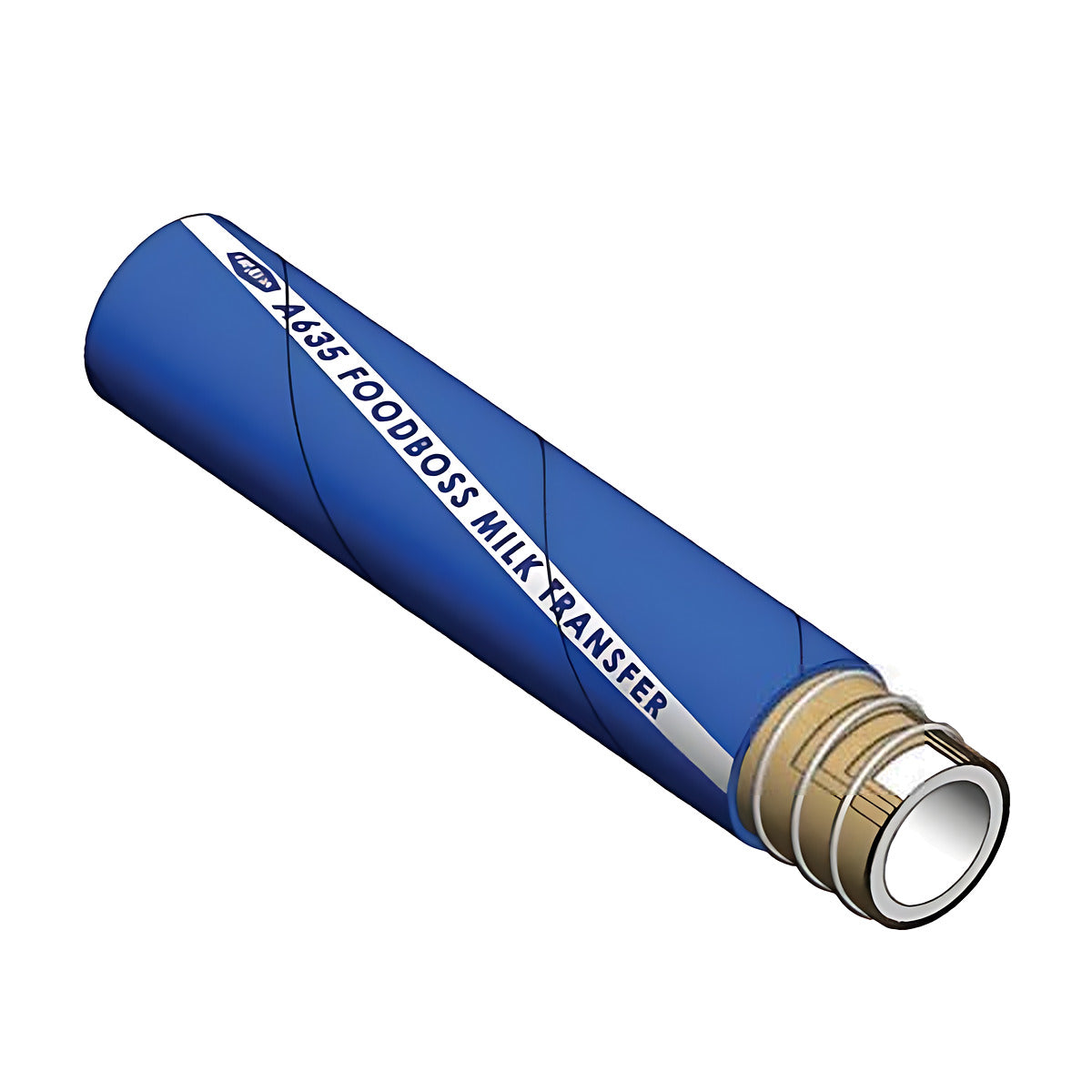 Dixon Rubber Foodboss Milk Food & Beverage Suction & Delivery Hose, 20 mm to 63.5 mm
