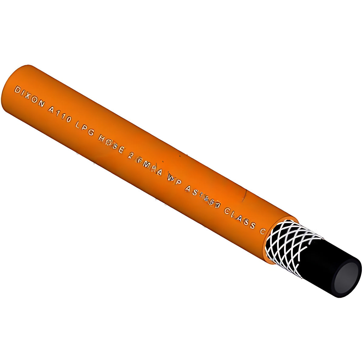Dixon Rubber Single LPG Hose Orange, 5 mm to 10 mm