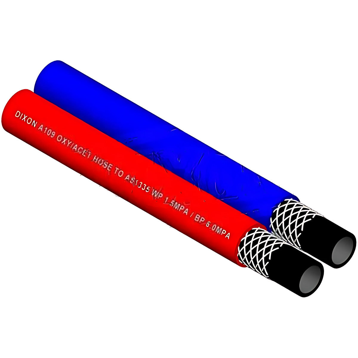 Dixon Rubber Twin Line Welding Hose Blue/Red