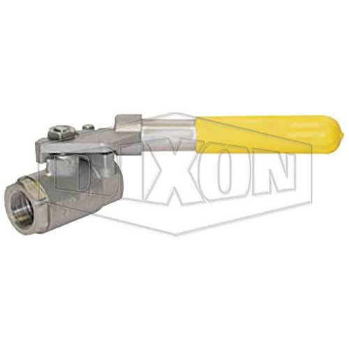 Dixon SAS22025 25mm Ball Valve Deadman Spring Return Handle 316 SS
