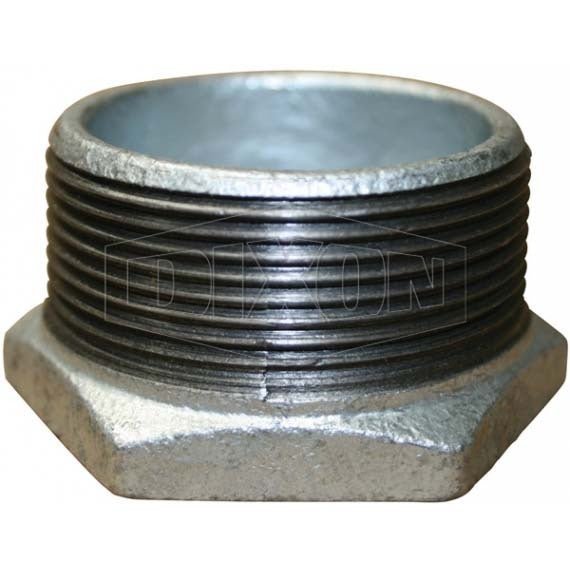 Dixon Screwed Reducing Hex Bush Male x Female BSP Gal Malleable Iron - AIMS Industrial Supplies