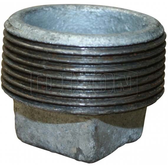 Dixon Screwed Socket Plug BSP Galvanised Malleable Iron - AIMS Industrial Supplies