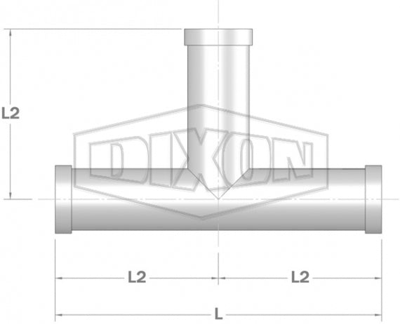 Dixon Shouldered Equal Tee Galvanised Mild Steel2