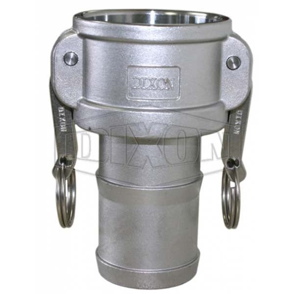 Dixon Stainless Steel BSP Cam & Groove Type C Coupler x Hose Shank - AIMS Industrial Supplies