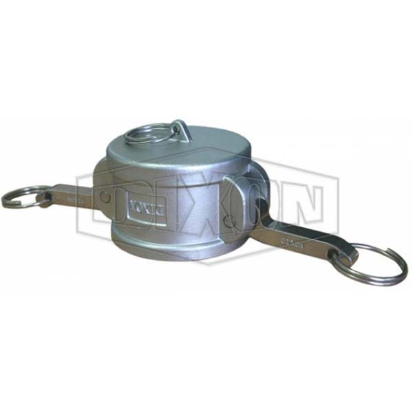 Dixon Stainless Steel Standard BSP Cam & Groove Type DC Dust Cap - AIMS Industrial Supplies