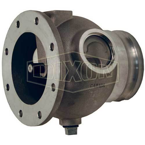 Dixon Vapor Return Valve TTMA Flange Bulb Design 4" Adapter x 4" Flange - AIMS Industrial Supplies
