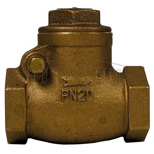 Dixon VC-4B-032 32 mm BSP Swing Check Valve Bronze