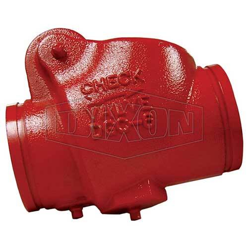 Dixon VGSCV-165 150 mm x 165.1mm  Grooved Swing Check Valve Ductile Iron