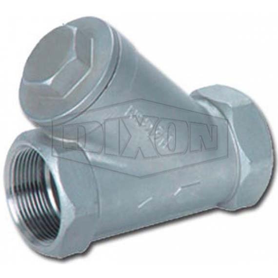 Dixon Y Line Strainer Screwed Female BSP 316 Stainless Steel - AIMS Industrial Supplies