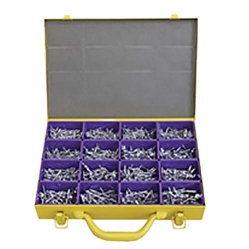 Dome Head Rivet (3.2 - 4.8mm) Aluminium Steel Assortment Kit1