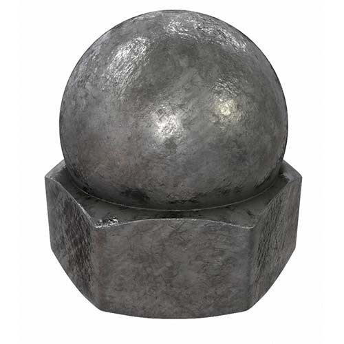 Dome Hex Nut Class 5 Hot Dip Galvanised - AIMS Industrial Supplies